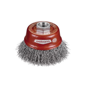 OSBORN BROSSES OSBORN - Brosse coupe, fil acier ondulé avec filetage ou alésage pour meuleuses d'angle, diamètre 60mm - 613 161-0002