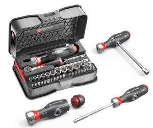 DeWalt FACOM - Coffret de douilles et porte-embouts 1/4 "MIXTES" - R.161-6ATCL3PB