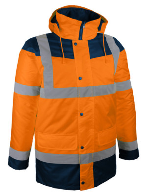 SINGER FRERES SINGER - Parka hv orange et bleu - Taille XXXL - PALOMAXXXL