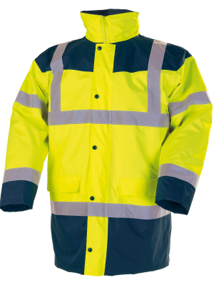 SINGER FRERES SINGER - Parka + veste amovible + manches longues amovibles (4x1) Jaune/bleu - Piana - Taille XXL
