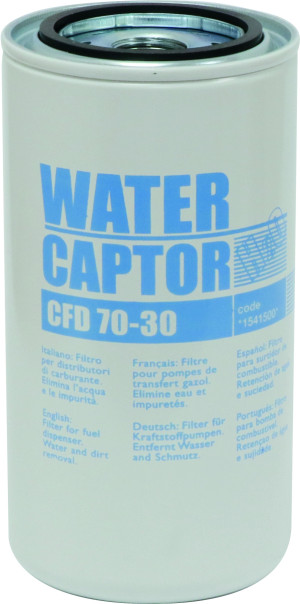 TOPCAR PIUSI - Cartouche filtre à gasoil avec absorption d'eau - 08415