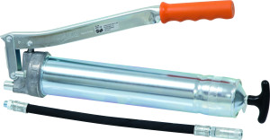 TOPCAR UMETA - Pompe à graisse manuelle avec flexible renforcé/agrafe et valve de remplissage - 10313
