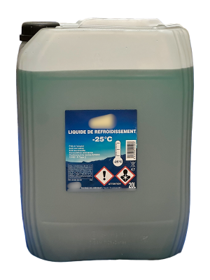 TOPCAR - Liquide de refroidissement -25°C - Bidon de 20 litres - LR25020OC