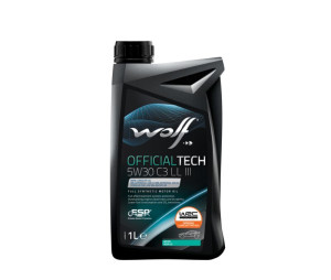 WOLF - Huile moteur OFFICIALTECH 5W30 C3 LL III - Bidon de 1 litre - 1048179