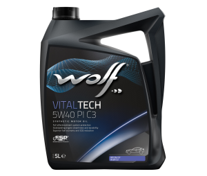 WOLF - Huile moteur VIVALTECH 5W40 PI C3 - Bidon de 5 litres - 8303012