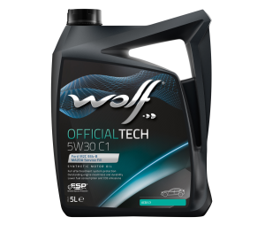 WOLF - Huile moteur OFFICIALTECH 5W30 C1 - Bidon de 5 litres - 8307911
