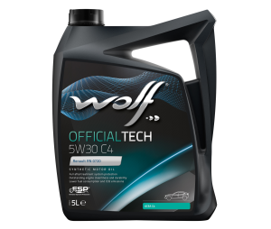 WOLF - Huile moteur OFFICIALTECH 5W30 C4 - Bidon de 5 litres - 8308512