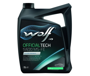 WOLF - Huile moteur OFFICIALTECH 5W20 MS-FE - Bidon de 5 litres - 8320385