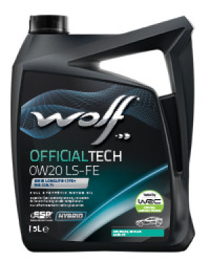 WOLF - Huile moteur OFFICIALTECH 0W20 LS-FE - Bidon de 5 litres - 8339479