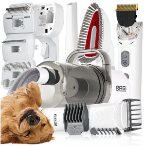 Odkurzacz do sierści psa, maszynka i szczotka - akcesoria do strzyżenia zwierząt