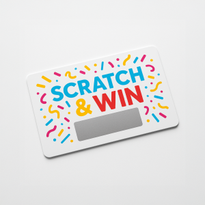 Pixartprinting Cartes à Gratter en PVC
