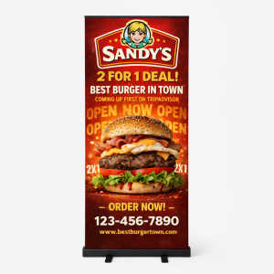 Pixartprinting Roll-up Personnalisés Structure Noire
