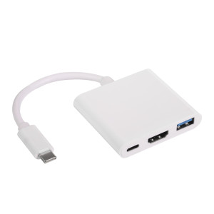 Hub AK-AD-57 USB type C / USB 3.0 / USB type C / HDMI