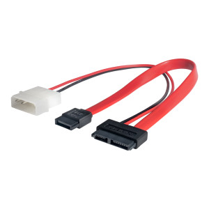 Kabel Slim SATA/SATA/MOLEX AK-CA-45