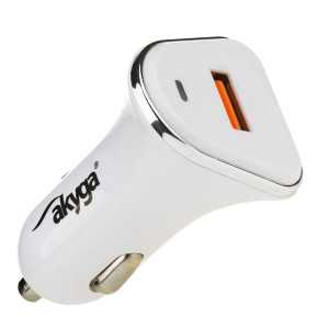Ładowarka samochodowa USB AK-CH-07 USB-A 5-12V / max. 3A 18W Quick Charge 3.0