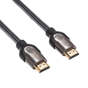Kabel HDMI ver. 2.1 Ekranowany 0.5m AK-HD-05S