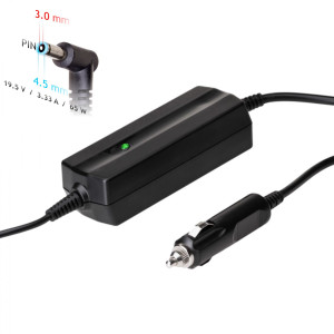 Zasilacz samochodowy Akyga AK-ND-40 19.5V / 3.33A 65W 4.5 x 3.0 mm + pin