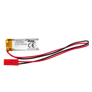 Akumulator Li-Po LP301020 Akyga AKY0471 3.7V / 40mAh PCM złącze JST 2-Pin 150mm