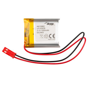 Akumulator Li-Po LP103035 Akyga AKY0662 3.7V / 1050mAh PCM złącze JST 2-Pin 150mm