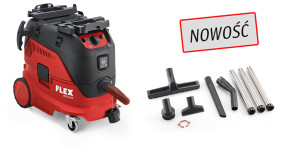 Flex 465.682  VCE 33 M AC SET 230/CE z wyposażenie  Odkurzacz z  automatycznym systemem czyszczenia filtra, 30l, Klasa M