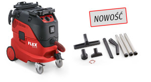 Flex 446.025 VCE 44 H AC KIT 230/CE z wyposażeniem Odkurzacz z autoatycznym systemem czyszczenia filtra, 42l, Klasa H
