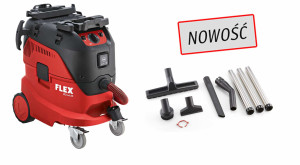 Flex 465.704 VCE 44 M AC SET  230/CE Odkurzacz z automatyczny systemem czyszczenia filtra, 42l, Klasa M,