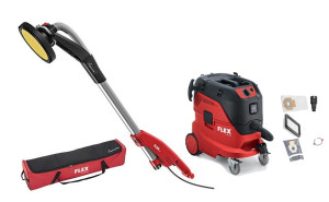 FLEX GE7 MHX SH + S44 L AC Zestaw do szlifowania NOWA żyrafa + odkurzacz (494.550 + 444.146)