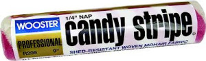 Wooster  Candy Stripe Profesjonalny Wałek Moherowy do lakierowania oraz emalii(R209)