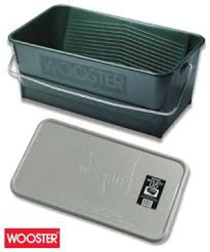 Wooster Wiadro z pokrywką wiadro malarskie 18L do szerokich wałków (8614 + 8624)