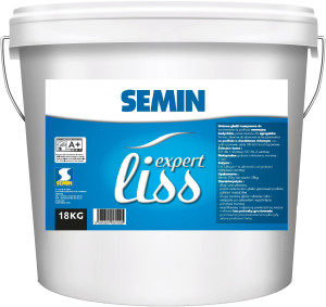 SEMIN EXPERT LISS Gotowa gładź szpachlowa do wnętrz wiadro 18 kg