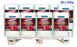 SEMIN AIRLESS EXTREM Gotowa gładź szpachlowa, maszynowa do wnętrz 25 kg worek 1 paleta 40 szt.