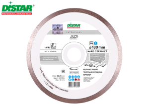 DiSTAR Tarcza diamentowa na mokro HARD CERAMICS Ø180mm 1A1R HARD CERAMICS 5D