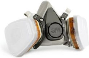 3M™ 6300 + 6035 Półmaska wielokrotnego użytku +  2 wkłady P3R (Cząstki stałe i ciekłe) rozmiar L