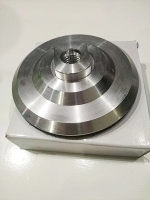 SENDI Adapter aluminiowy na rzep do padów tarczy szlifierskich fi100 M14