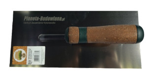 Planeta budowlana Kielnia prosta ,paca rączka korek 280mm