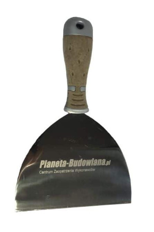 Planeta budowana szpachelka z rączką skórzaną