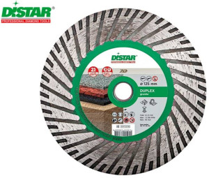 DiSTAR DUPLEX TURBO 125mm/M14 1A1R tarcza diamentowa do ciecia kamienia naturalnego i frezowania 2 w 1