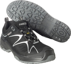 MASCOT® FOOTWEAR FLEX Obuwie - buty robocze ochronne czarne / srebrne rozmiar 44 (F0121-770-09880-1044)
