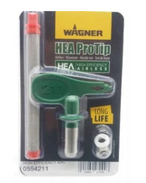 Wagner dysza HEA ProTip z filtrem paluszkowym czerwonym 211 (0554211 / 554211)