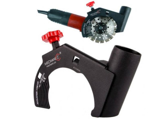 MECHANIC AirDUSTER 115-125  Przystawka adapter do szlifierki kątowej do odsysania pyłu pod czas cięcia materiałów budowlanych szlifierką kątową