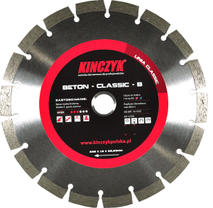 KIŃCZYK Tarcza diamentowa do cięcia BETON CLASSIC-B 115 MM (10-1021)