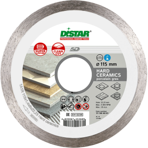 DiSTAR Tarcza diamentowa na mokro HARD CERAMICS 5D Ø115mm 1A1R