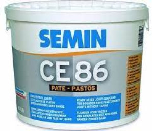 SEMIN CE 86 PATE Tynk do połączeń płyt gipsowych z krawędziami zaokrąglonymi bez taśmy wiadro 20kg