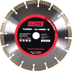KIŃCZYK Tarcza diamentowa do cięcia TURBO CLASSIC-B 125 MM (11-1022)