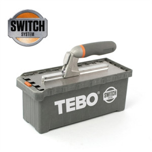 Tebo FIXKAM Switch zestaw glazurniczy grzebieni z uchwytem Softgrip 5 blach + pojemnik