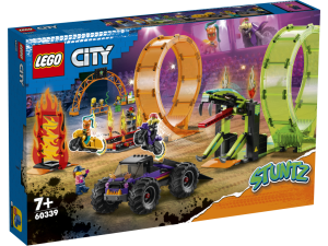 LEGO 60339 City Kaskaderska arena z dwoma pętlami
