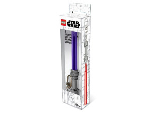 LEGO 53516 Classic Star Wars – żelowy długopis Świetlny Miecz z klipsem (fioletowy)