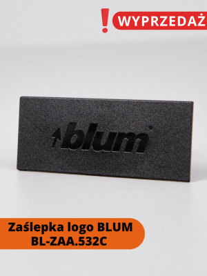 Zaślepka symetryczna logo BLUM do TANDEMBOX (BLUM ZAA.532C.B)
