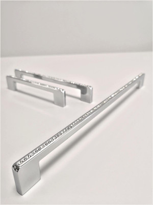 Uchwyt GLAM 320 mm chrom połysk + kryształki