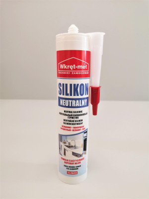 Silikon neutralny bezbarwny 310 ml Wkręt-Met